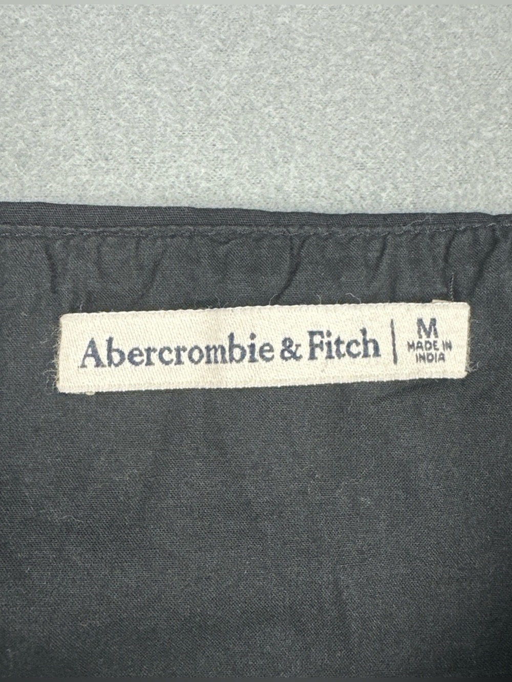 Abercrombie Bubble Strap Poplin Cropped Tank Top Size M - Picture 3 of 9